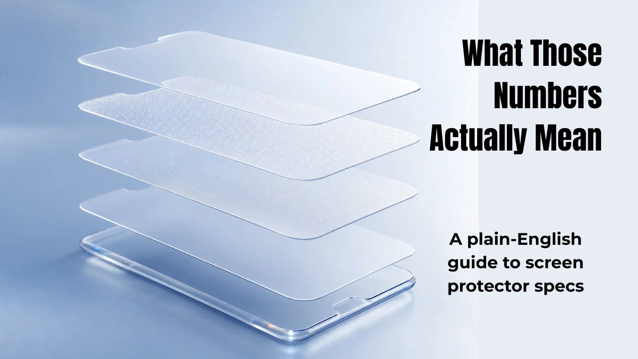Screen Protector Specs Explained: What Those Numbers Actually Mean