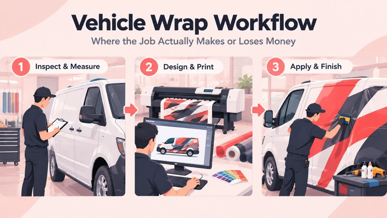 The Vehicle Wrap Workflow Step by Step The Vehicle Wrap Workflow Step by Step
