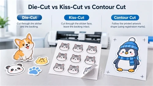 Kiss-Cut, Die-Cut, Or Contour Cut? How To Match The Method To The Job